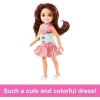 imageBarbie Chelsea Doll Small Doll with Brace for Scoliosis Spine Curvature Brunette Wearing Pink Lightning Bolt Dress