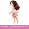 imageBarbie Chelsea Doll Small Doll with Brace for Scoliosis Spine Curvature Brunette Wearing Pink Lightning Bolt Dress