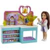 imageBarbie Doll ampamp Playset with Accessories Chelsea Can Be Pet Vet Set with Brunette Small Doll 4 Animals ampamp 18 Pieces