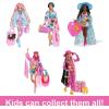 imageBarbie Extra Fly Doll with BeachThemed Travel Clothes ampamp Accessories Tropical Coverup with Oversized Hat ampamp BagBeach