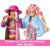 imageBarbie Extra Fly Doll with BeachThemed Travel Clothes ampamp Accessories Tropical Coverup with Oversized Hat ampamp BagSnow