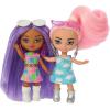 imageBarbie Extra Mini Minis Dolls 5Pack Small Doll Set with Colorful Clothes ampamp Accessories for Unique Looks 3inch
