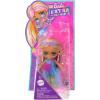 imageBarbie Extra Mini Minis with BlueStreaked Black Ponytail Wearing Rainbow Dress ampamp Accessories ampamp Stand 325inch325 Inch