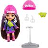 imageBarbie Extra Mini Minis with BlueStreaked Black Ponytail Wearing Rainbow Dress ampamp Accessories ampamp Stand 325inch325 inch Pack of 1