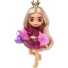 imageBarbie Extra Minis Doll ampamp Accessories with Blonde Hair Wearing Shimmery Dress ampamp Furry Shrug 55inchModern