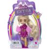 imageBarbie Extra Minis Doll ampamp Accessories with Blonde Hair Wearing Shimmery Dress ampamp Furry Shrug 55inchModern