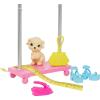 imageBarbie Onset Stylist Doll ampamp 14 Accessories Brooklyn Doll with Garment Rack Top Fashion Pieces Puppy ampamp MoreBrunette