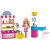 imageBarbie Chelsea Can Be Doll ampamp Snack Stand Playset with 15 Accessories Including Snack Stand Register ampamp Shopping Basket Blond Doll