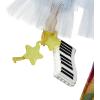 imageBarbie Extra Doll ampamp Accessories with Long Brunette Hair and Bling Clips in MultiColored Dress with Pet Crocodile
