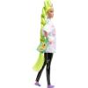 imageBarbie Extra Doll ampampAccessories with Neon Green Hair Feather Boa ampamp Pet ParrotNeon Green Hair Feather Boa