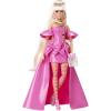 imageBarbie Extra Fancy Fashion Doll ampamp Accessories with ExtraLong Blond Hair ampamp Blue Eyes Pink Glossy Gown ampamp Pet PuppyBlonde Pink Glossy