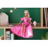imageBarbie Extra Fancy Fashion Doll ampamp Accessories with ExtraLong Blond Hair ampamp Blue Eyes Pink Glossy Gown ampamp Pet PuppyBlonde Pink Glossy