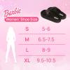 imageBarbie Extra Cozy Fuzzy House Slippers SlipOn Womens slipperBlack