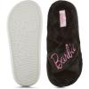 imageBarbie Extra Cozy Fuzzy House Slippers SlipOn Womens slipperBlack