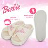 imageBarbie Extra Cozy Fuzzy House Slippers SlipOn Womens slipperCream
