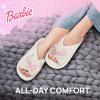 imageBarbie Extra Cozy Fuzzy House Slippers SlipOn Womens slipperCream