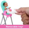 imageBarbie Skipper Doll ampamp Playset with Accessories Babysitting Set Themed to Mealtime ColorChange Toy PlayBrunette
