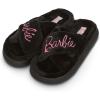 imageBarbie Extra Cozy Fuzzy House Slippers SlipOn Womens slipperBlack