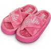 imageBarbie Extra Cozy Fuzzy House Slippers SlipOn Womens slipperHot Pink