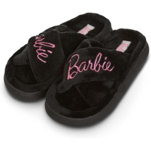 imageBarbie Extra Cozy Fuzzy House Slippers SlipOn Womens slipperBlack