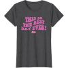 imageBarbie The Movie  This Is The Best Day Ever TShirtDark Heather Grey