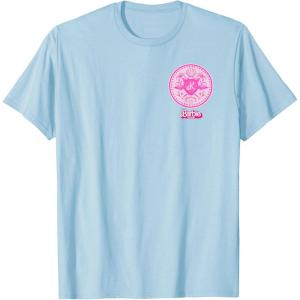 imageBarbie The Movie  Ken Flamingo Badge TShirtBaby Blue