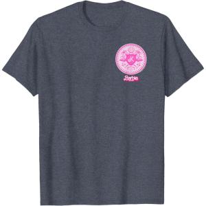 imageBarbie The Movie  Ken Flamingo Badge TShirtHeather Blue