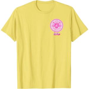 imageBarbie The Movie  Ken Flamingo Badge TShirtLemon Yellow