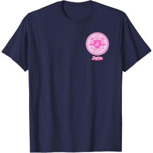 imageBarbie The Movie  Ken Flamingo Badge TShirtNavy Blue