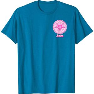 imageBarbie The Movie  Ken Flamingo Badge TShirtSapphire Blue