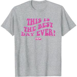 imageBarbie The Movie  This Is The Best Day Ever TShirtHeather Grey