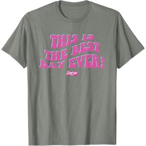 imageBarbie The Movie  This Is The Best Day Ever TShirtOlive Heather