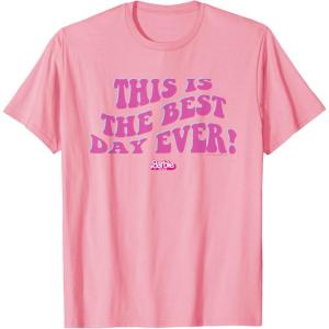 imageBarbie The Movie  This Is The Best Day Ever TShirtPink
