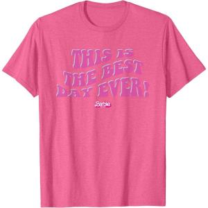 imageBarbie The Movie  This Is The Best Day Ever TShirtPink Heather