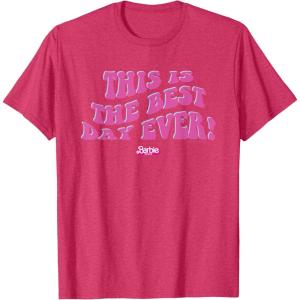 imageBarbie The Movie  This Is The Best Day Ever TShirtRed Heather