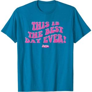 imageBarbie The Movie  This Is The Best Day Ever TShirtSapphire Blue
