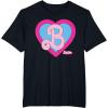 imageBarbie The Movie  B Heart Logo TShirtBlack
