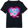 imageBarbie The Movie  B Heart Logo TShirtBlack
