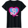 imageBarbie The Movie  B Heart Logo TShirtBlack