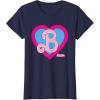 imageBarbie The Movie  B Heart Logo TShirtNavy Blue