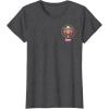 imageBarbie The Movie  Flamingo Crest TShirtDark Heather Grey