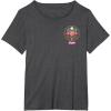 imageBarbie The Movie  Flamingo Crest TShirtDark Heather Grey