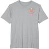 imageBarbie The Movie  Flamingo Crest TShirtHeather Grey