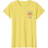 imageBarbie The Movie  Flamingo Crest TShirtLemon Yellow