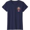 imageBarbie The Movie  Flamingo Crest TShirtNavy Blue