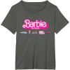 imageBarbie The Movie  Transportation Vehicles TShirtAsphalt Grey
