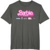 imageBarbie The Movie  Transportation Vehicles TShirtAsphalt Grey