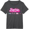 imageBarbie The Movie  Transportation Vehicles TShirtDark Heather Grey