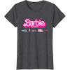 imageBarbie The Movie  Transportation Vehicles TShirtDark Heather Grey