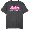 imageBarbie The Movie  Transportation Vehicles TShirtDark Heather Grey